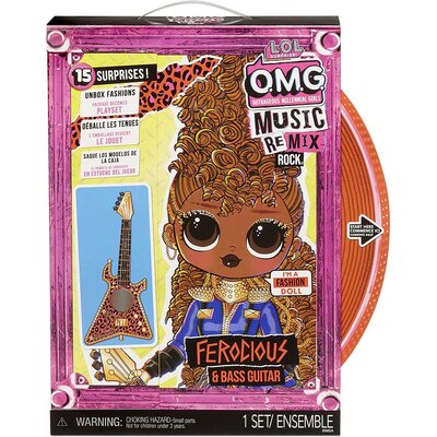LOL Surprise LOL Surprise OMG Remix Rock Lalka Ferocious z Gitarą Basową 577591 KUP Z DOSTAWĄ TEGO SAMEGO DNIA DO NAJWIĘKSZYCH MIAST 0000045550