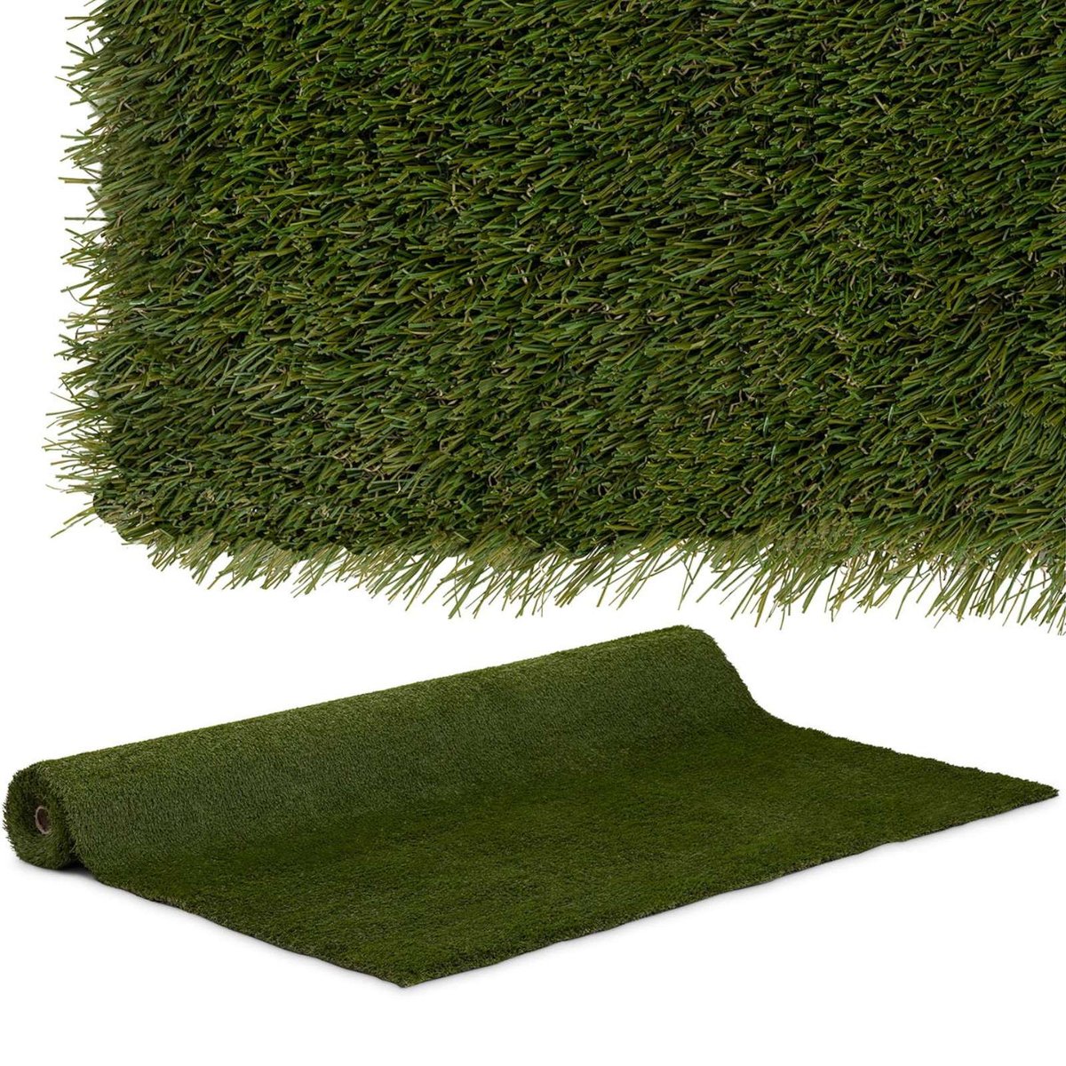 hillvert Sztuczna trawa 200 x 400 cm wysokość 30 mm szybkość ściegu 20/10 cm odporność na promieniowanie UV HT-VAG-2X4