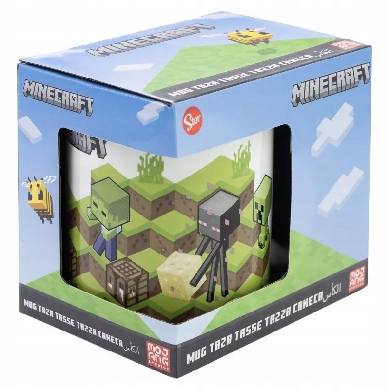 Kubek Minecraft 330Ml Steve Alex Creeper Zombie Or