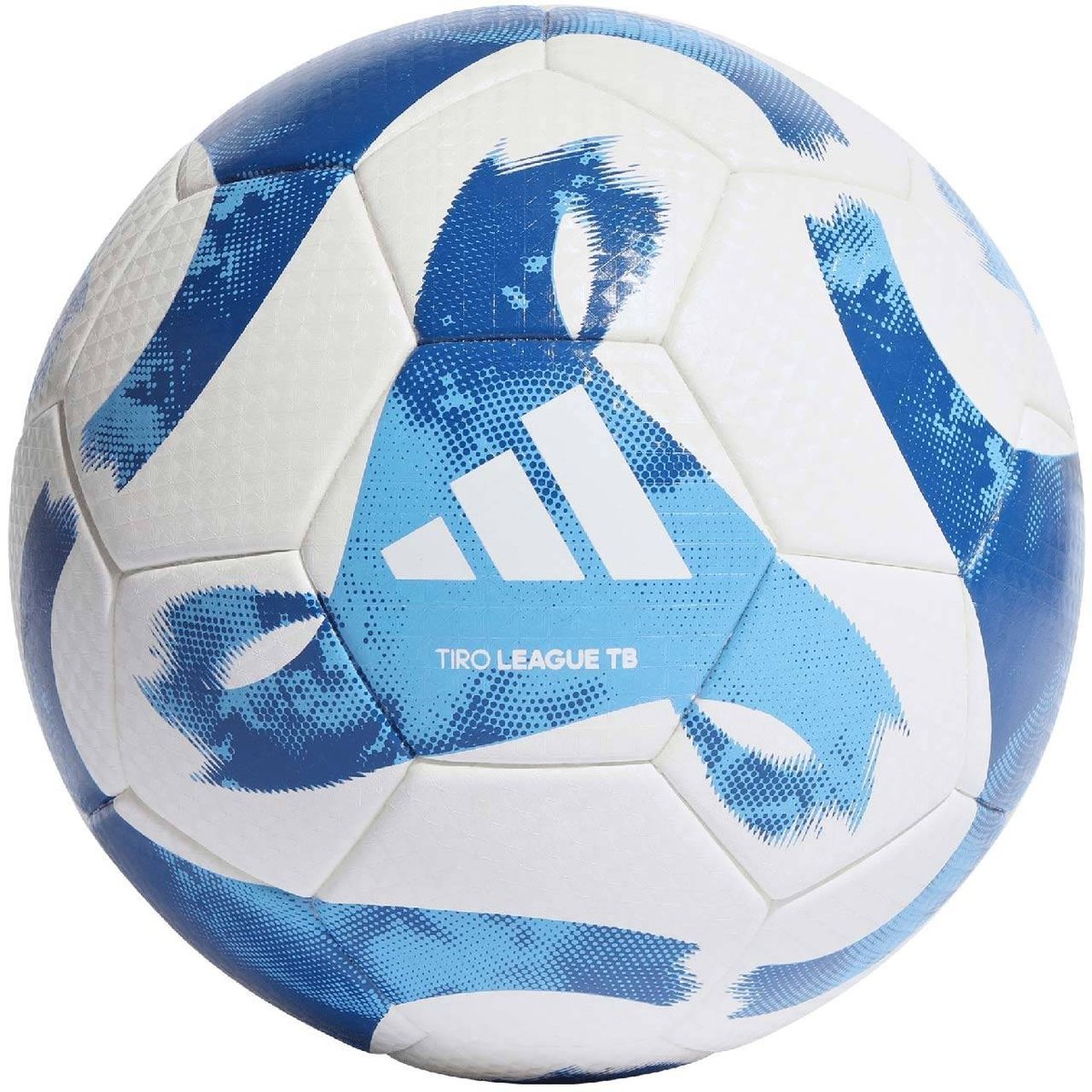 Piłka Nożna Adidas Tiro League Thermally Bonded Biało-Niebieska Ht2429-4