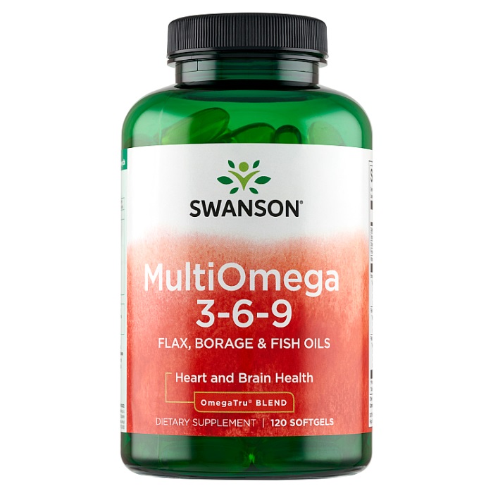 SWANSON Multiomega 3-6-9 120 kapsułek SWE020