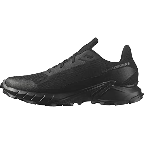 Salomon Męskie buty trekkingowe Alphacross 5 Gore-tex, Black Ebony, 48 EU