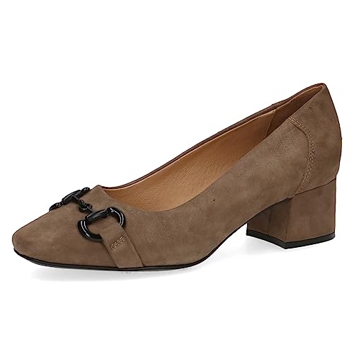 CAPRICE Damskie czółenka 9-23700-41, Olive Pearl, 36 EU