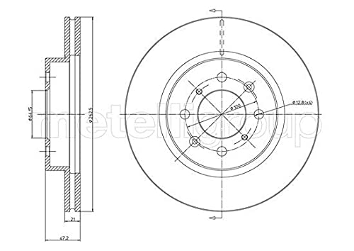 METELLI Tarcza hamulcowa 23-0235