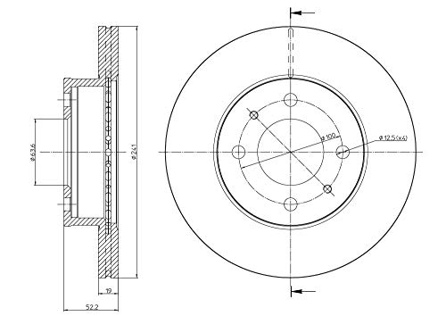 METELLI Tarcza hamulcowa 23-0955
