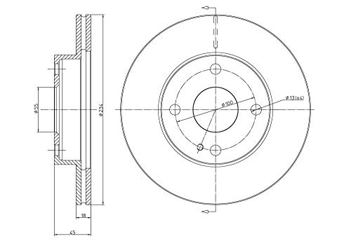 METELLI Tarcza hamulcowa 23-0276