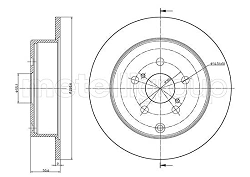 METELLI Tarcza hamulcowa 23-1063C