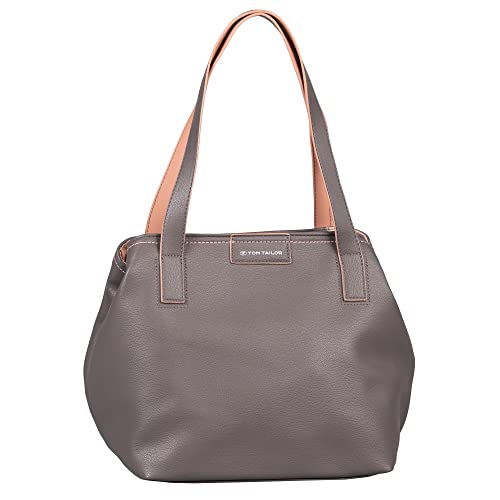 TOM TAILOR Miri Mare Shopper damska torba na zakupy, Mieszany szary, M, Nowoczesny