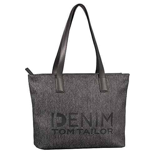 TOM TAILOR Jessy Shopper damski, ciemnoszary, L, Nowoczesny