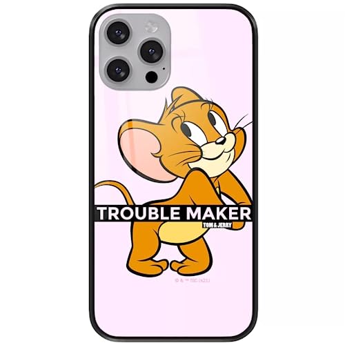 ERT GROUP etui na telefon Apple Iphone 13, case oryginalny i oficjalnie licencjonowany przez Tom & Jerry, wzór Tom & Jerry 012, wykonany z hartowanego szkła, etui ochronne