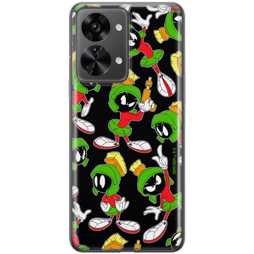 ERT GROUP etui na telefon OnePlus NORD 2T 5G, case oryginalny i oficjalnie licencjonowany przez Looney Tunes, wzór Marvin 004, optymalnie dopasowane, plecki z TPU częściowo przeźroczyste