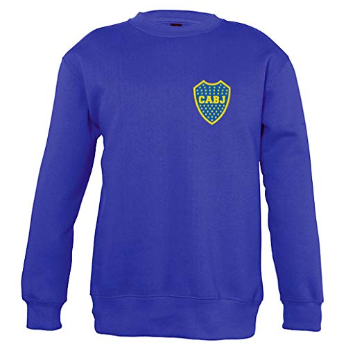 Boca Juniors bluza dziecięca, okrągły dekolt, logo Royal Unisex M niebieska