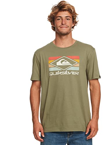 Quiksilver Podstawowa koszulka męska zielona S