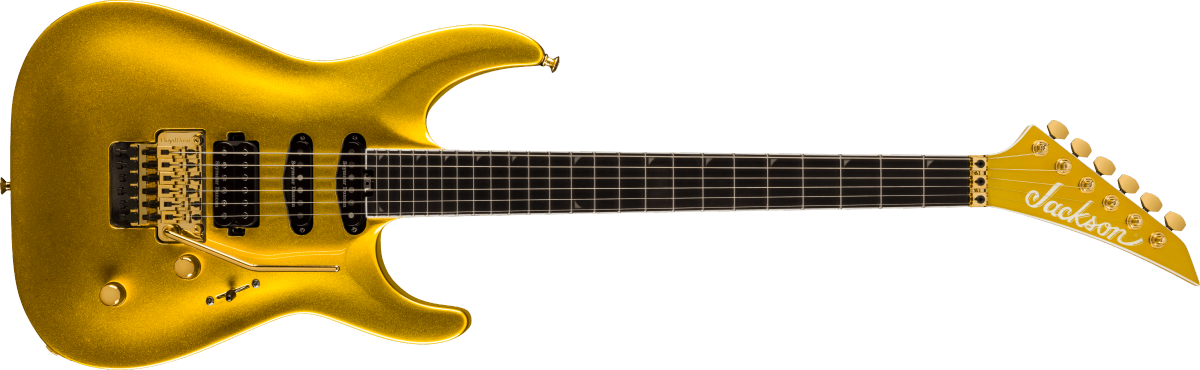 Jackson Pro Plus Series Soloist SLA3 Ebony Fingerboard Gold Bullion