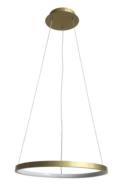 Złota lampa wisząca w kształcie ringu 40 cm - 14X V083 F3-T47