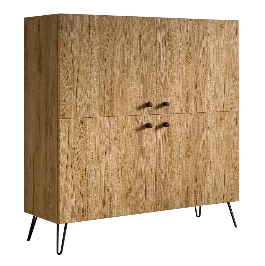 Wysoka komoda z nóżkami typu hairpin legs E4-F75