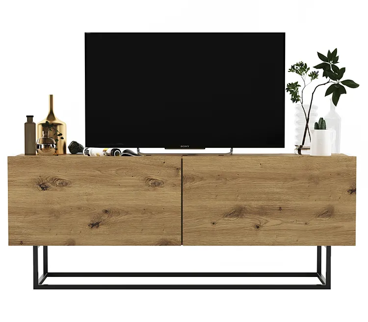 Szafka rtv na nóżkach dąb artisan C3-S03