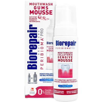 Biorepair BIOREPAIR PERIBIOMA kojąca pianka na dziąsła z probiotykami 200 ml