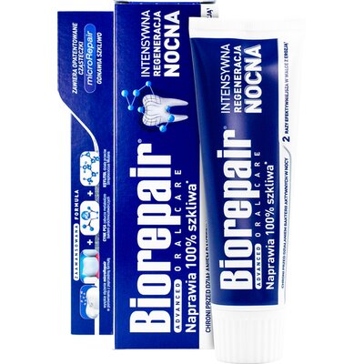 COSWELL Biorepair night pasta do zębów intensywne działanie nocą 75 ml