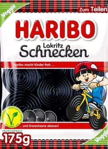 Haribo Lakritz Schnecken 175 g Haribo