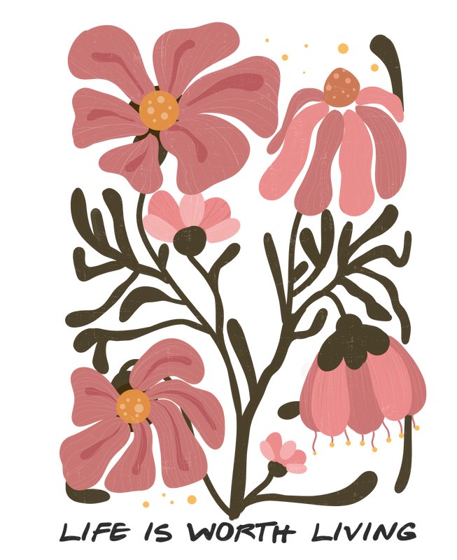 Naprasowanka Kwiaty rośliny sztuka 7