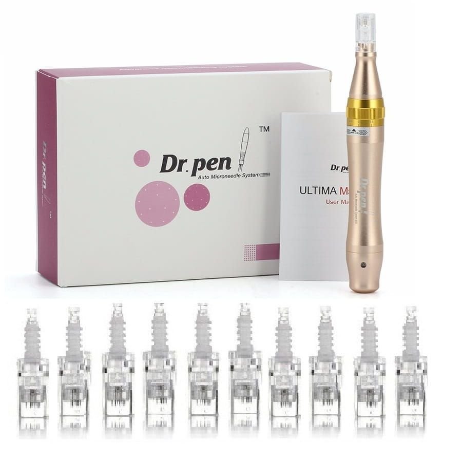 Dermapen M5-W Bezprzewodowy Mezoterapia Mikroigłowa + 10 kartridży