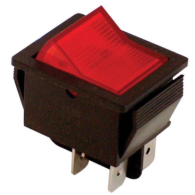 Tracon Electric Wyłącznik kołyskowy włącz-wyłącz 2-polowy TES-41 TES-41