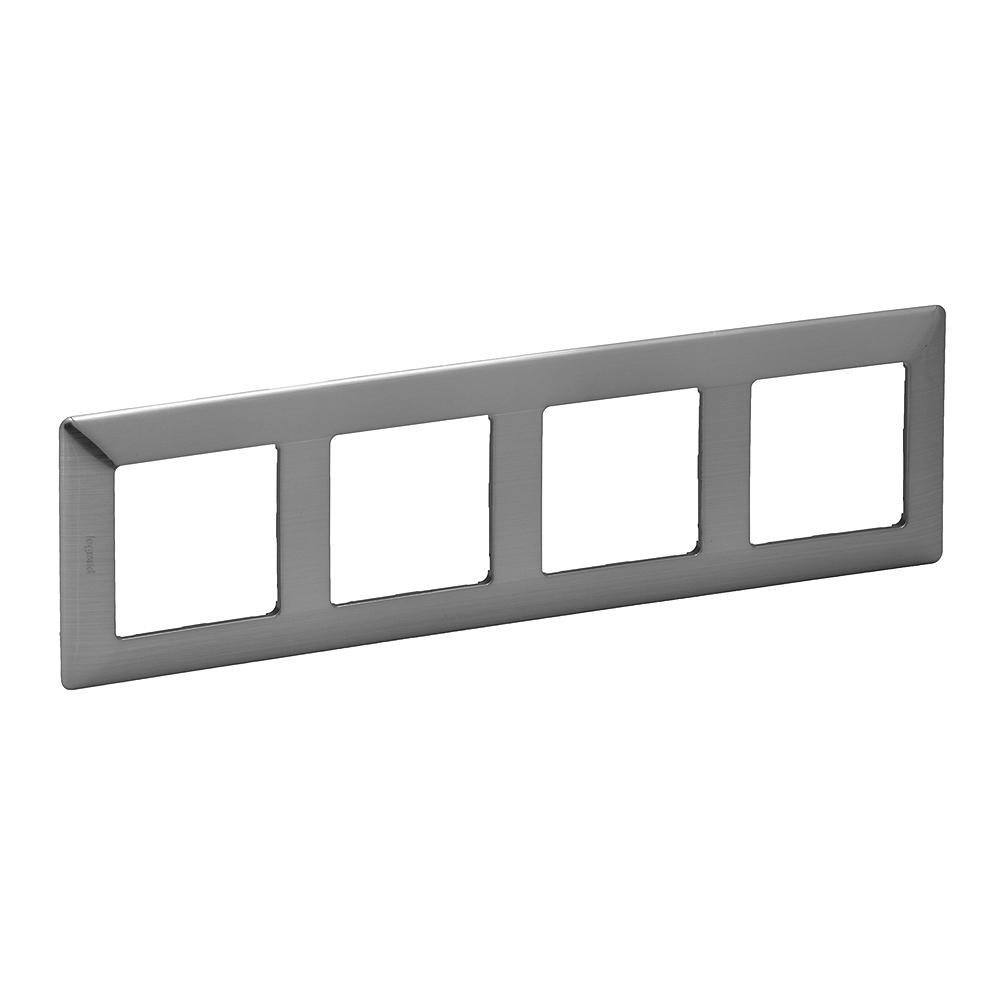 Legrand Legrand Valena Life stalowy ramka poczwórna l_754154