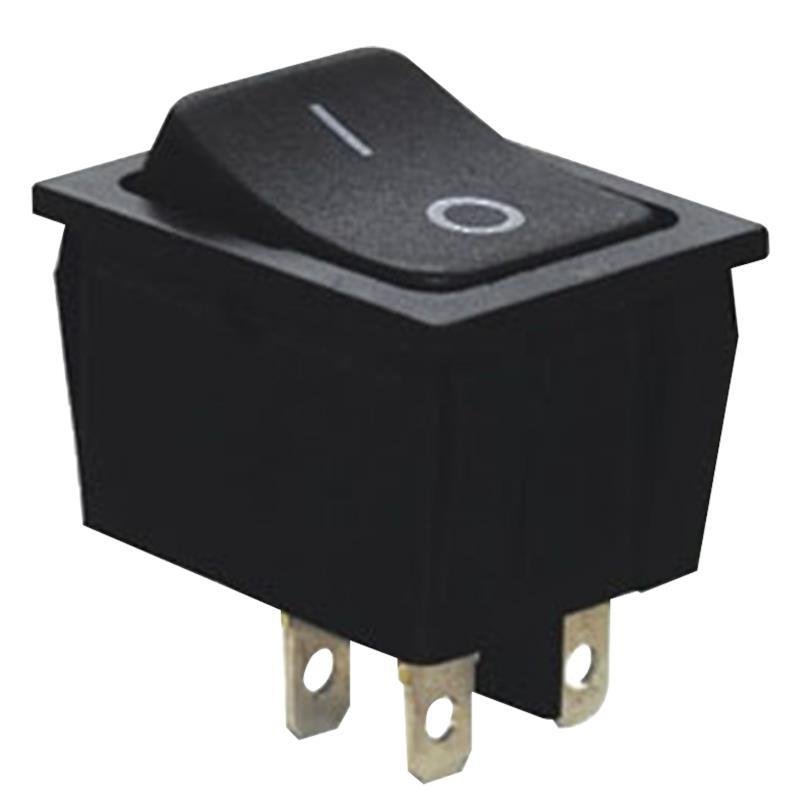 Tracon Electric Wyłącznik kołyskowy włącz-wyłącz czarny TES-53-1 TES-53-1