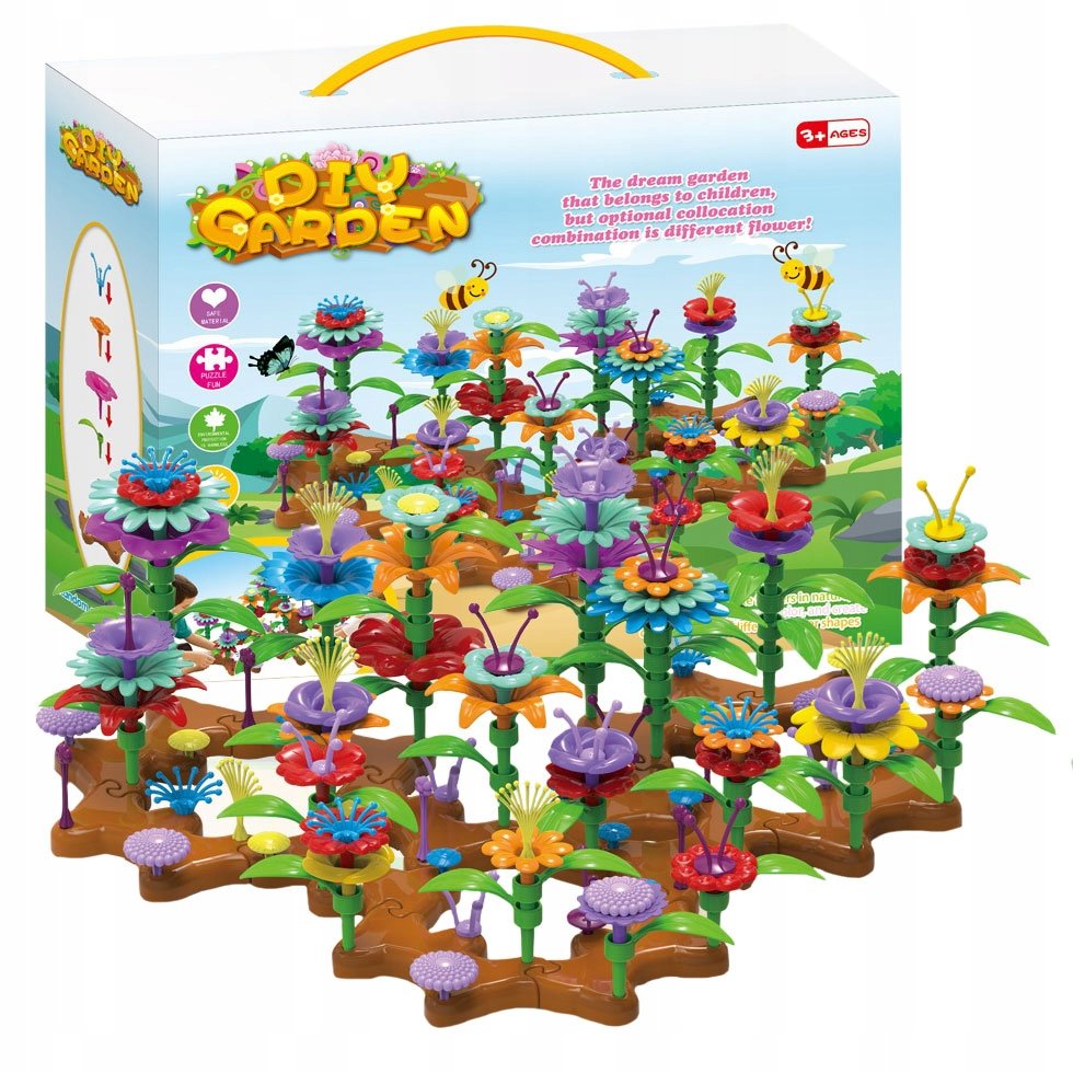 Kwiaty Klocki Budowania Ogrodu Kwiatów Ogród 148El