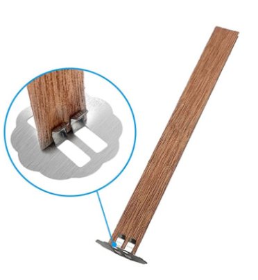 Knoty drewniane z blaszką knot drewniany 5 szt