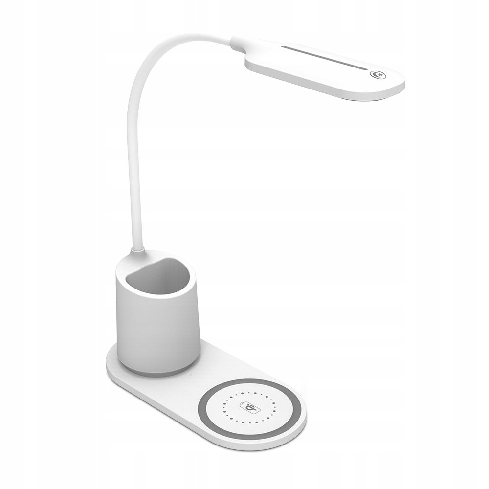 Lampka na Biurko Led z Ładowarką Bezprzewodową QI