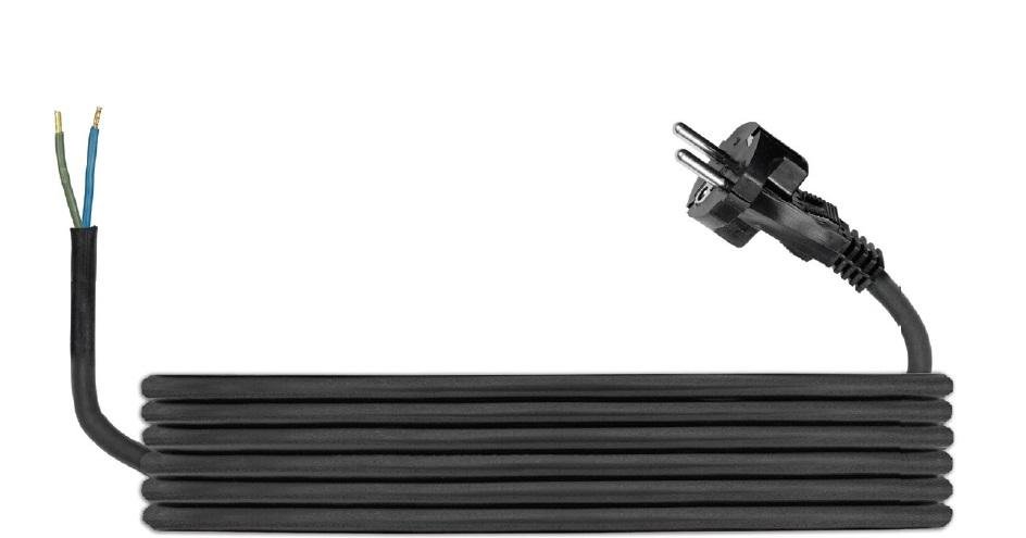 Conotech Gumowy z wtyczką 2x1,5mm 5m D.3511
