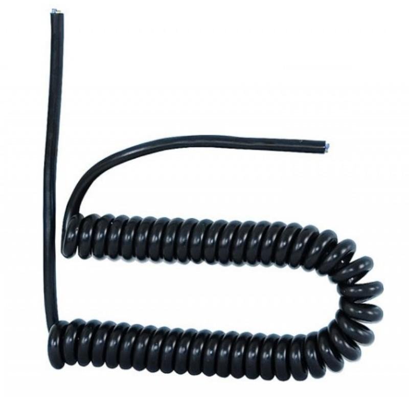 kabel Sznur spiralny 05VVH8-F 3x1,00 czarny - 10m