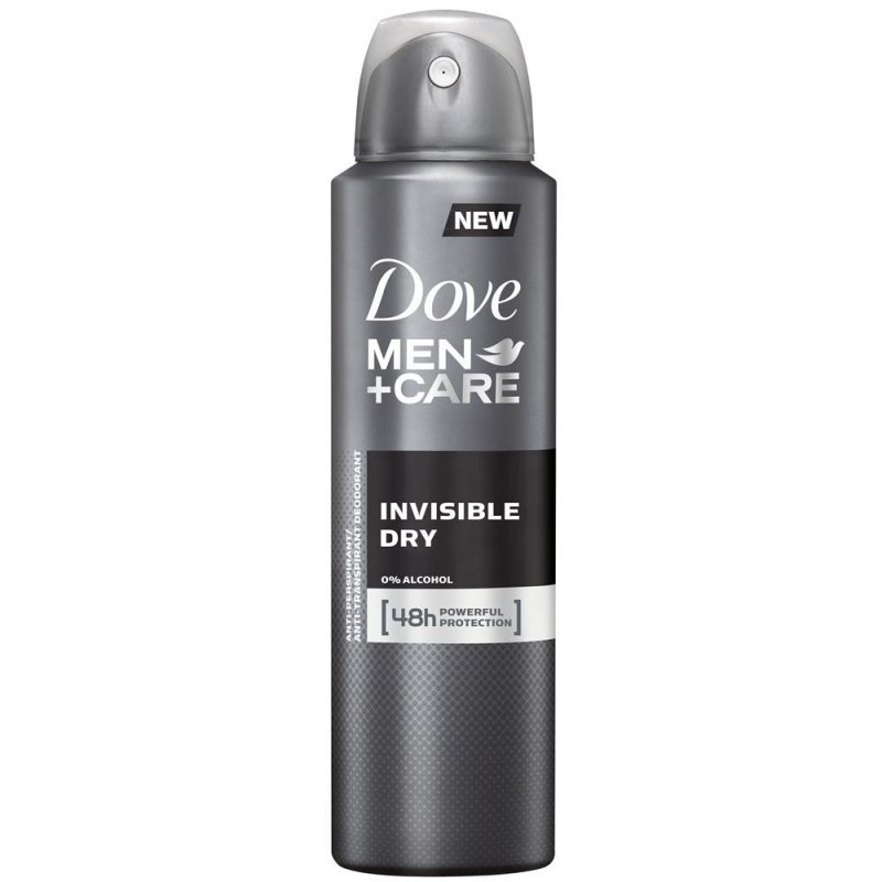 Dove Unilever 150ml deo men Invisible Dry