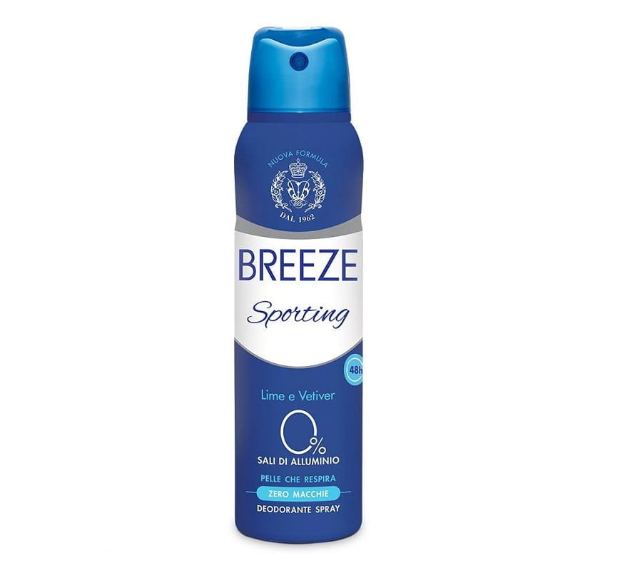 Breeze, Sporting, Dezodorant, Limonka I Vetiver, 150ml