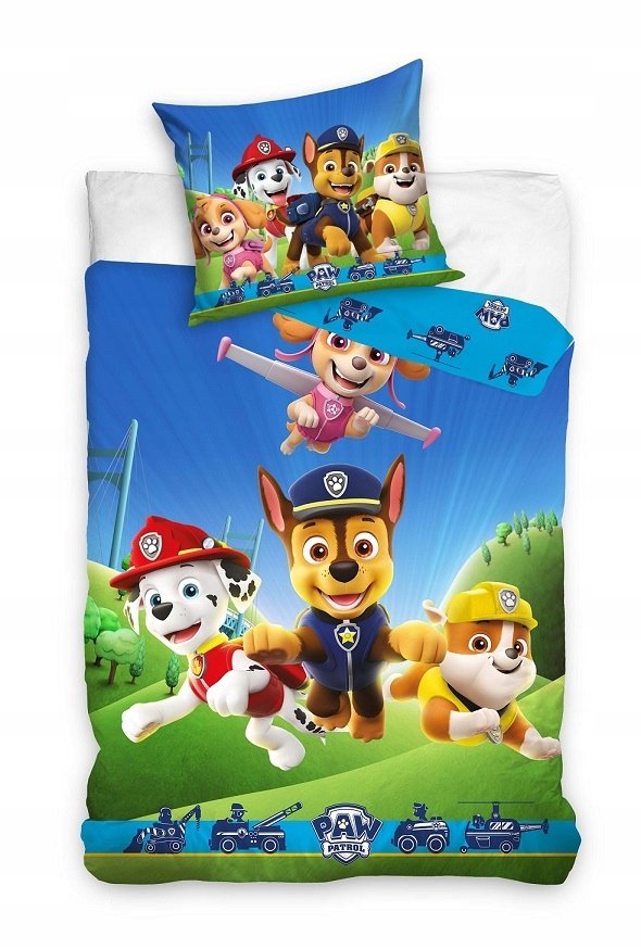POŚCIEL dziecięca PSI PATROL 100x135 niemowlęca