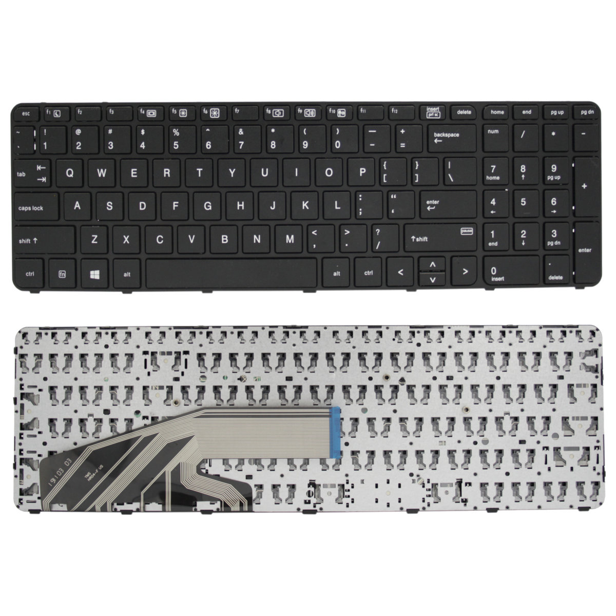 HP Klawiatura Do Probook 450 G3 470 455 G4 Ramka