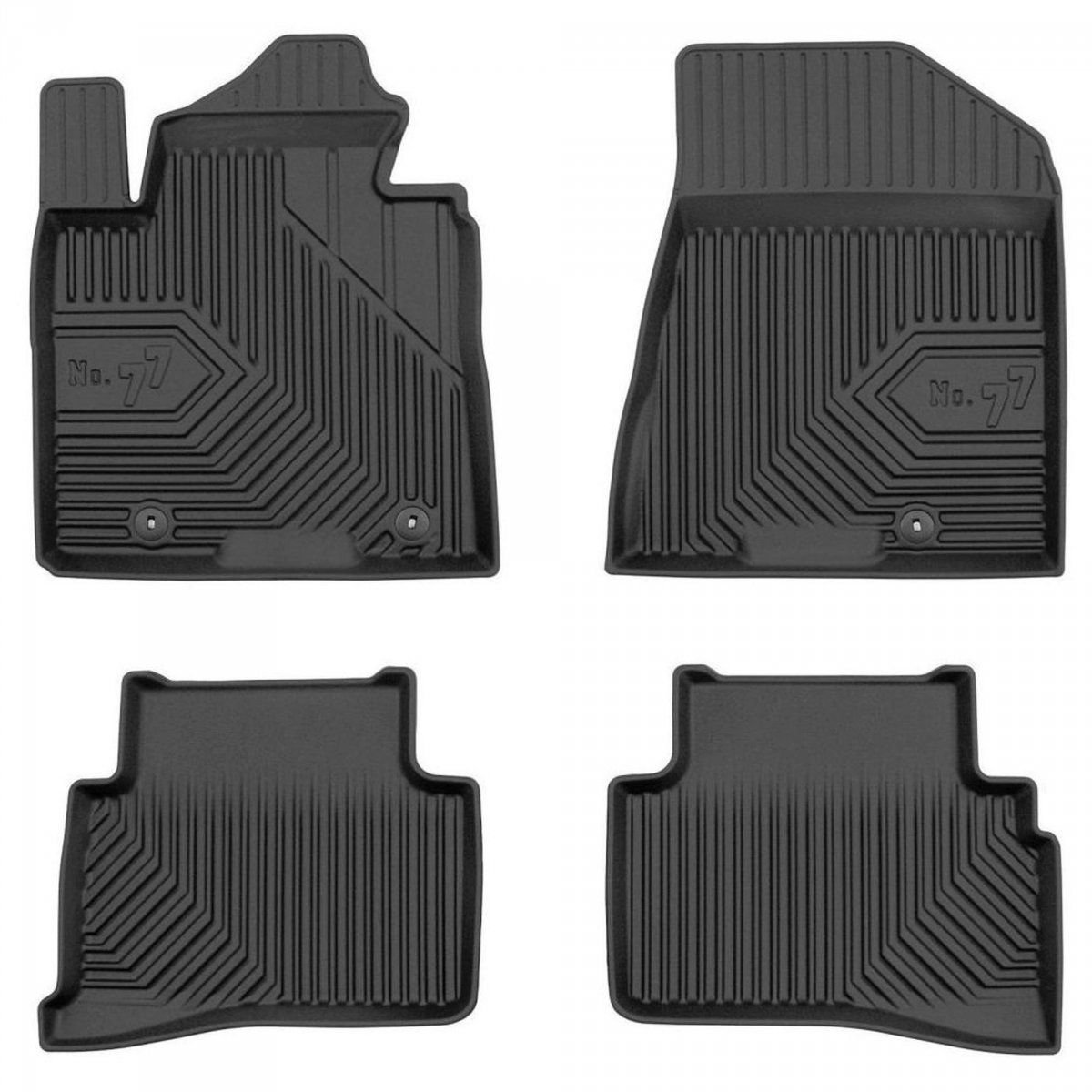 Frogum Dywaniki gumowe No.77 HYUNDAI Tucson III 2015-2020 wersja z napinaczem pasa za fotelem kierowcy 77425804