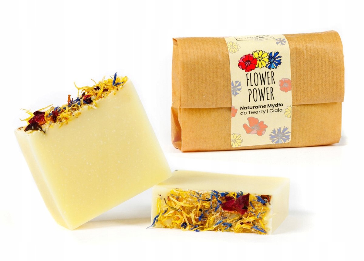 Słomiana Pracownia, Mydło, Flower Power, 100g