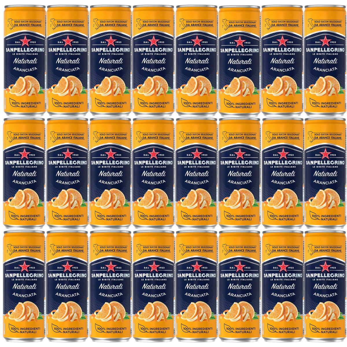 24x Napój gazowany SAN PELLEGRINO Aranciata 330 ml