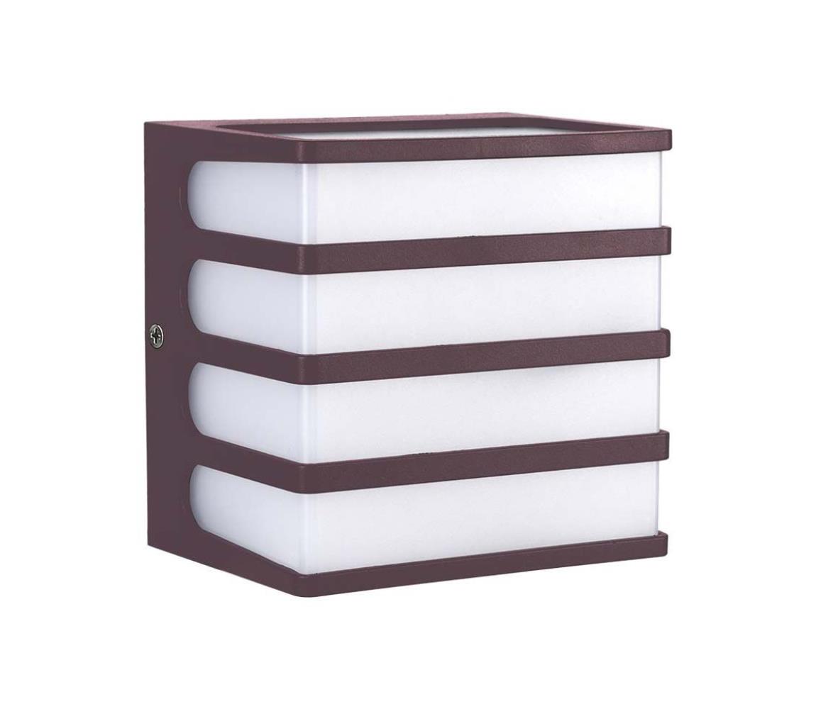 LED Kinkiet zewnętrzny LED/8W/230V IP65 3000K brązowy