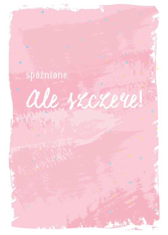 KARNET SPÓŹNIONE URODZINY