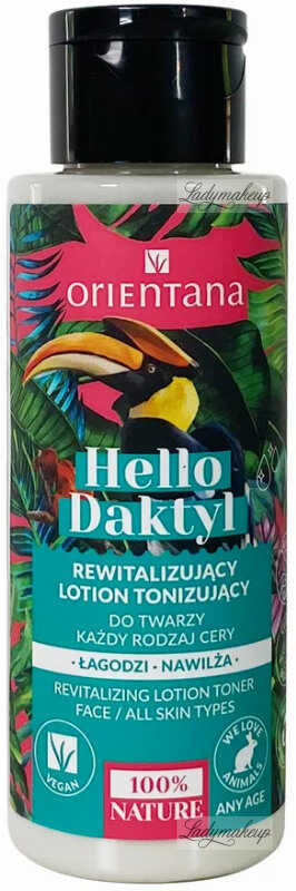 Orientana - Hello Daktyl - Revitalizing Lotion Toner Face - Rewitalizujący lotion tonizujący do twarzy - 100 ml