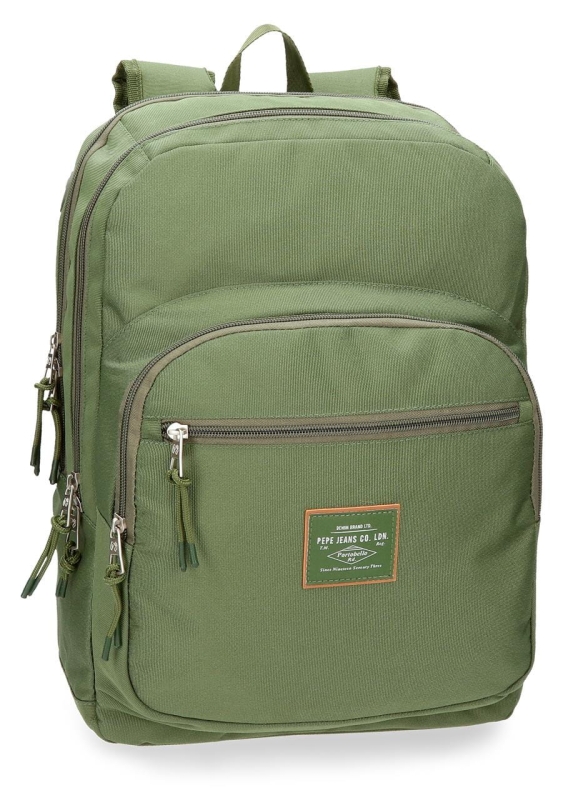 Plecak szkolny Pepe Jeans unisex, khaki