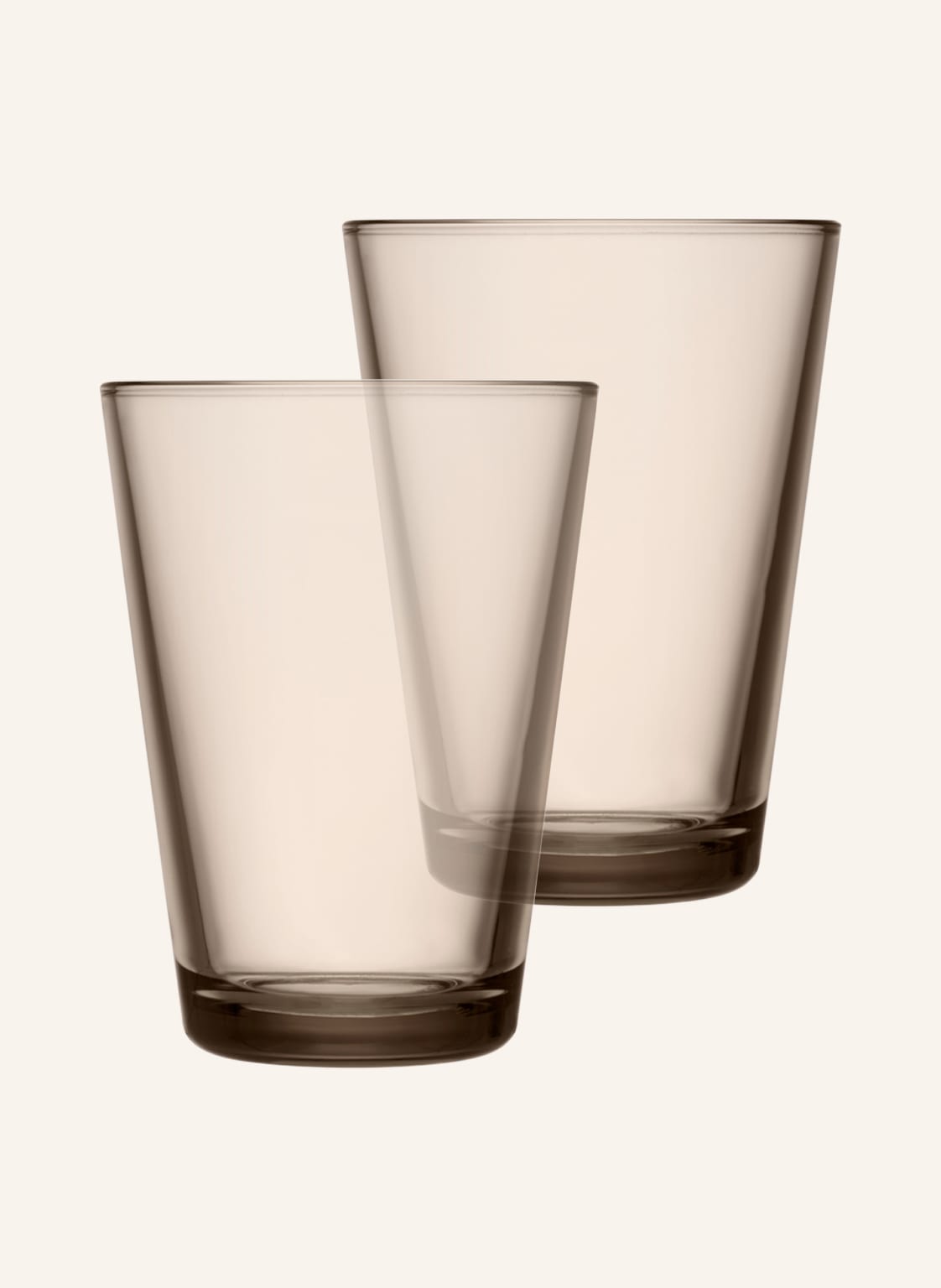 Iittala Szklanki, 2 Szt Kartio beige