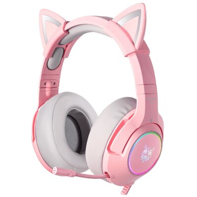 ONIKUMA K9 Cat RGB różowe