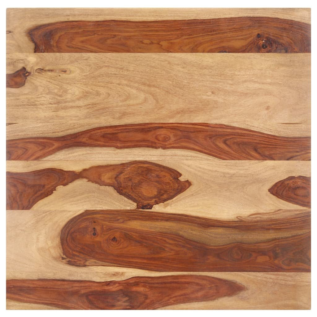 vidaXL Blat stołu, lite drewno sheesham, 15-16 mm, 80x80 cm vidaXL