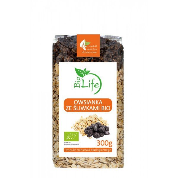 BioLife 101BioLife Owsianka ze Śliwkami 300g - BLFWOSSLIW300