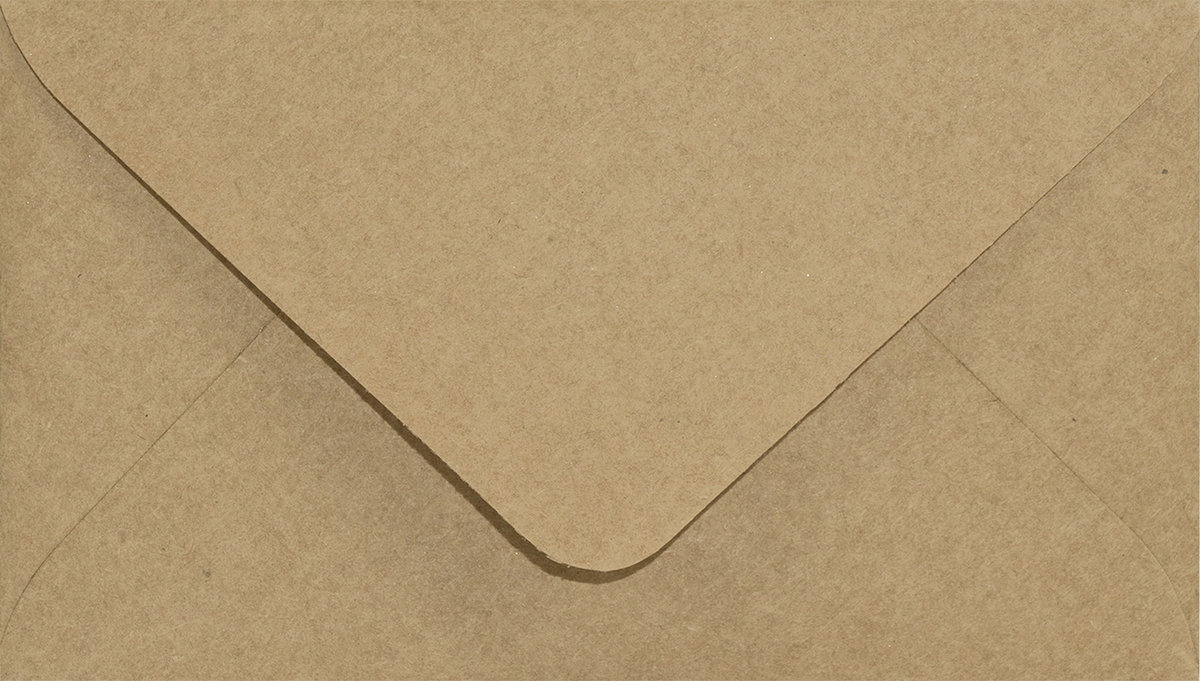Koperty na wizytówki 58x100 EKO Kraft 5szt.